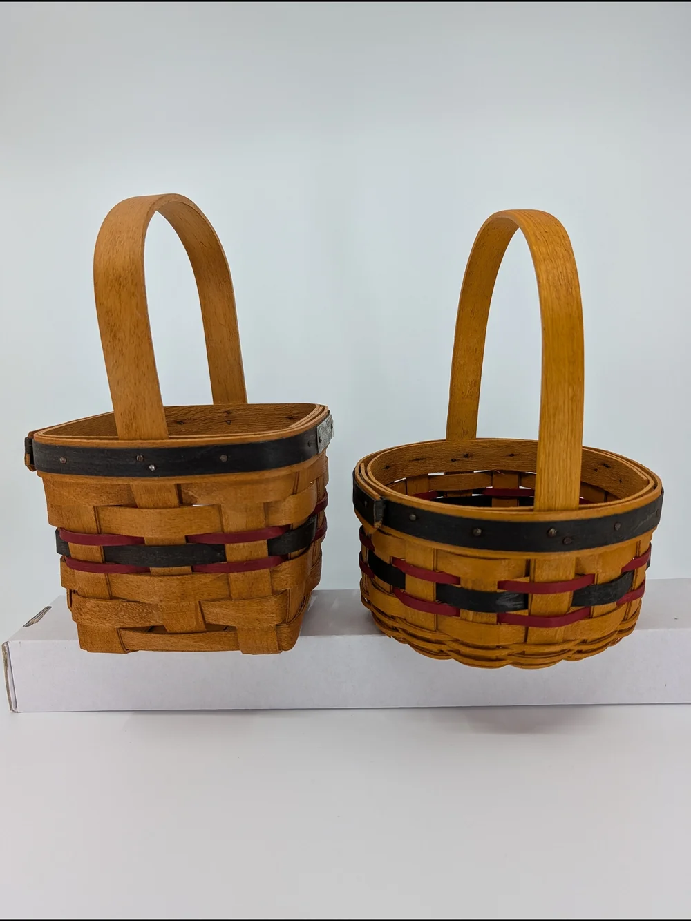 Longaberger Inaugural Baskets Set Of 4: 1989, 1993, 1997, 2001